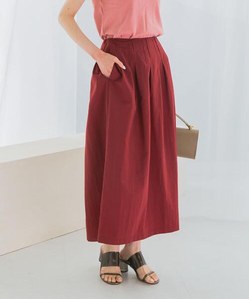 セール】撥水UVピンタックコクーンスカート（スカート）｜URBAN