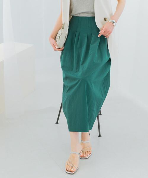 セール】撥水UVピンタックコクーンスカート（スカート）｜URBAN