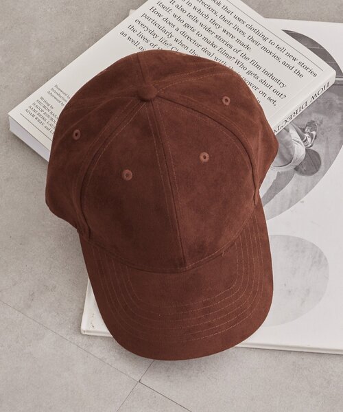 LOUNGEDRESS（ラウンジドレス）の「【GALENA】フェイクスエードCAP（キャップ・レディース・ブラウン/ベージュ・FREE）」の2枚目の写真