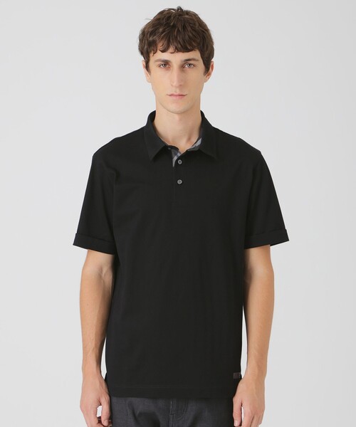 BLACK LABEL CRESTBRIDGE（ブラックレーベル・クレストブリッジ）の「オプティマクールカノコポロシャツ（ポロシャツ・メンズ・ネイビー/ブラック/オフホワイト・XL/L/M）」の3枚目の写真