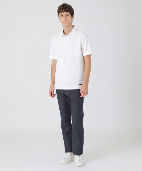 BLACK LABEL CRESTBRIDGE（ブラックレーベル・クレストブリッジ）の「オプティマクールカノコポロシャツ（ポロシャツ・メンズ・ネイビー/ブラック/オフホワイト・XL/L/M）」の4枚目の写真