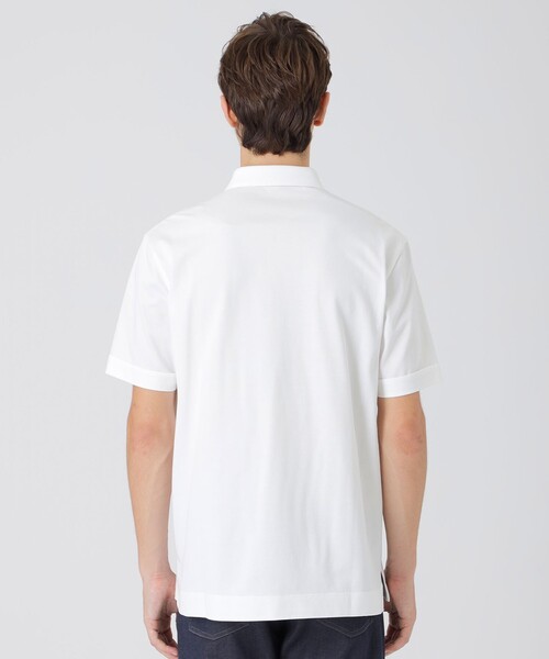 BLACK LABEL CRESTBRIDGE（ブラックレーベル・クレストブリッジ）の「オプティマクールカノコポロシャツ（ポロシャツ・メンズ・ネイビー/ブラック/オフホワイト・XL/L/M）」の6枚目の写真