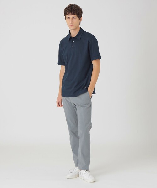 BLACK LABEL CRESTBRIDGE（ブラックレーベル・クレストブリッジ）の「オプティマクールカノコポロシャツ（ポロシャツ・メンズ・ネイビー/ブラック/オフホワイト・XL/L/M）」の10枚目の写真