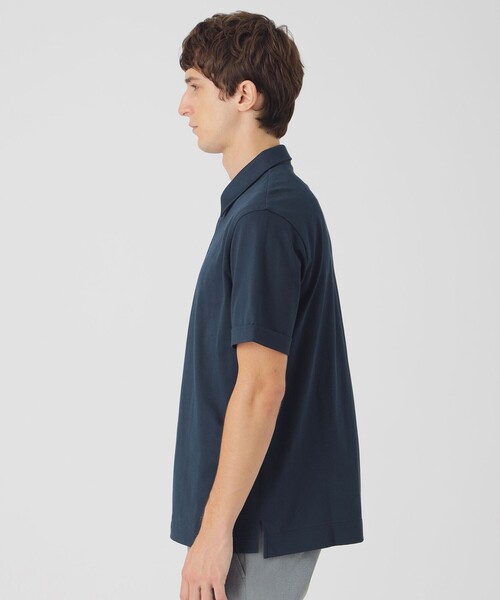 BLACK LABEL CRESTBRIDGE（ブラックレーベル・クレストブリッジ）の「オプティマクールカノコポロシャツ（ポロシャツ・メンズ・ネイビー/ブラック/オフホワイト・XL/L/M）」の11枚目の写真