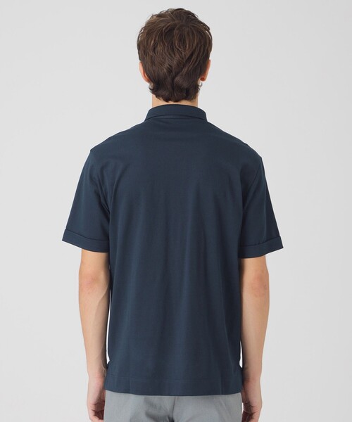 BLACK LABEL CRESTBRIDGE（ブラックレーベル・クレストブリッジ）の「オプティマクールカノコポロシャツ（ポロシャツ・メンズ・ネイビー/ブラック/オフホワイト・XL/L/M）」の12枚目の写真