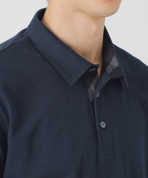 BLACK LABEL CRESTBRIDGE（ブラックレーベル・クレストブリッジ）の「オプティマクールカノコポロシャツ（ポロシャツ・メンズ・ネイビー/ブラック/オフホワイト・XL/L/M）」の13枚目の写真