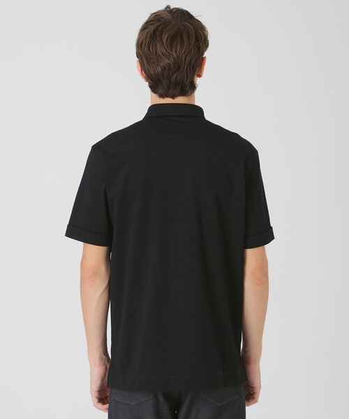 BLACK LABEL CRESTBRIDGE（ブラックレーベル・クレストブリッジ）の「オプティマクールカノコポロシャツ（ポロシャツ・メンズ・ネイビー/ブラック/オフホワイト・XL/L/M）」の18枚目の写真