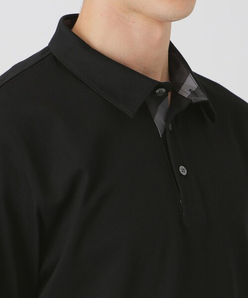 BLACK LABEL CRESTBRIDGE（ブラックレーベル・クレストブリッジ）の「オプティマクールカノコポロシャツ（ポロシャツ・メンズ・ネイビー/ブラック/オフホワイト・XL/L/M）」の19枚目の写真