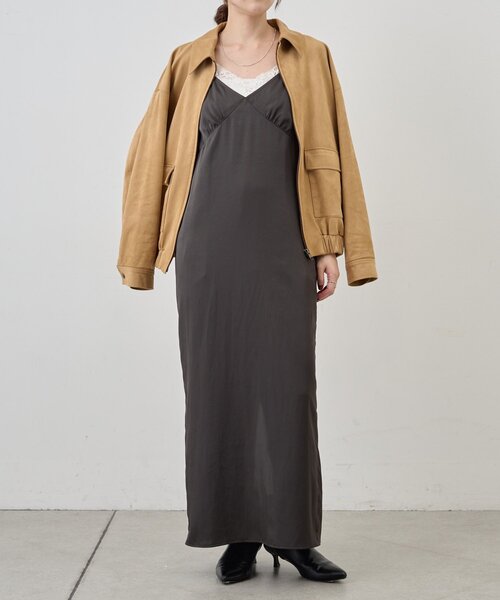 SHENERY(シーナリー)の「サテンキャミワンピース(ワンピース・レディース・グレー系その他/イエロー・36/38)」の15枚目の写真