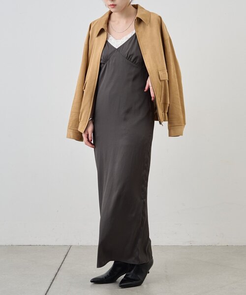 SHENERY(シーナリー)の「サテンキャミワンピース(ワンピース・レディース・グレー系その他/イエロー・36/38)」の16枚目の写真