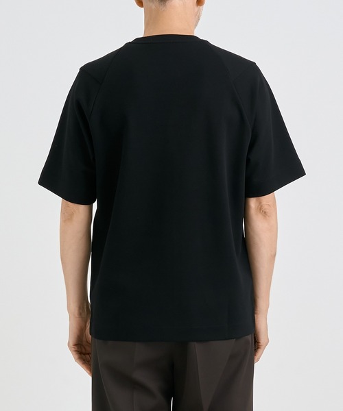 IRENISA（イレニサ）の「【irenisa/イレニサ】別注LEATHER TAB CREW NECK T-SHIRT（Tシャツ/カットソー・メンズ・ブラック/ホワイト/ダークグレー・2/4/3）」の22枚目の写真