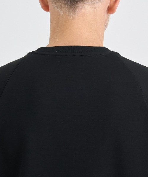 IRENISA（イレニサ）の「【irenisa/イレニサ】別注LEATHER TAB CREW NECK T-SHIRT（Tシャツ/カットソー・メンズ・ブラック/ホワイト/ダークグレー・2/4/3）」の20枚目の写真