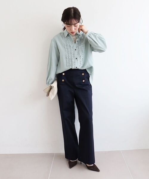 le.coeur blanc(ルクールブラン)の「マリンワイドパンツ(その他パンツ・レディース・ネイビー/ブルー・38/36)」の14枚目の写真