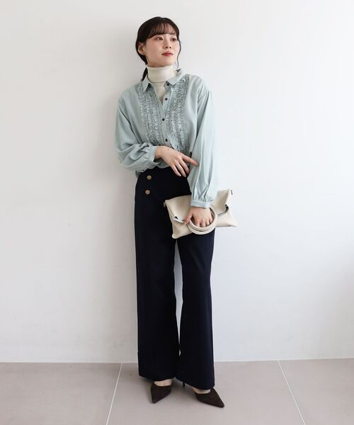 le.coeur blanc(ルクールブラン)の「マリンワイドパンツ(その他パンツ・レディース・ネイビー/ブルー・38/36)」の15枚目の写真