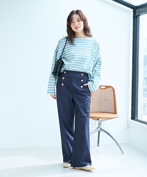 le.coeur blanc(ルクールブラン)の「マリンワイドパンツ(その他パンツ・レディース・ネイビー/ブルー・38/36)」の16枚目の写真