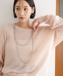 LOWRYS FARM | シアーモヘアライクプルオーバーＬＳ　581257(ニット/セーター)