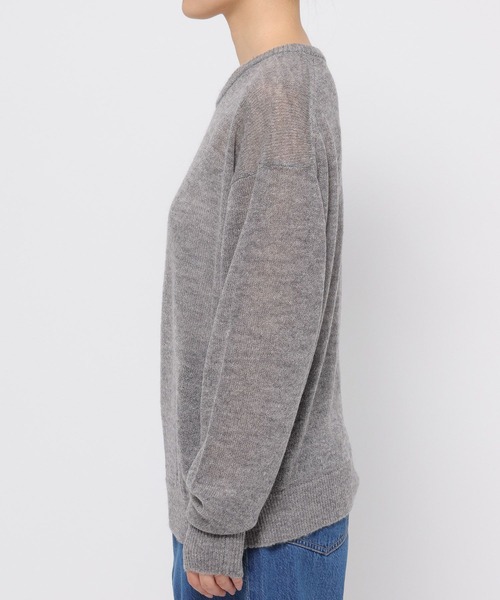 LOWRYS FARM（ローリーズファーム）の「シアーモヘアライクプルオーバーＬＳ　581257（ニット/セーター・レディース・グレー/イエロー/グリーン/ピンク・FREE）」の22枚目の写真