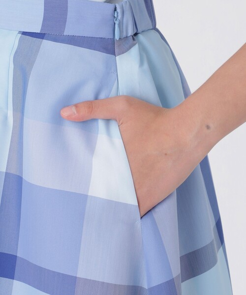 クレストブリッジチェックライトクロッシングツイルスカート
