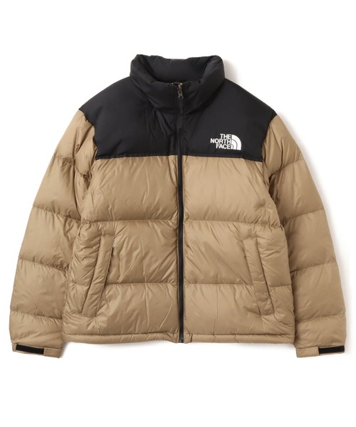 ▪️THE NORTH FACE ヌプシ　ダウンジャケット　ベージュ×ブラウン THE NORTH FACE Nuptse Jacket / ザ・ノース・フェイス ヌプシ