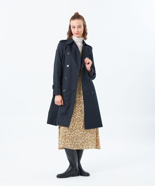 MACKINTOSH PHILOSOPHY(マッキントッシュ フィロソフィー)の「【WEB&一部店舗限定】RYDAL(ライダル)96(トレンチコート・レディース・ベージュ/ダークネイビー・36/40/38)」の9枚目の写真