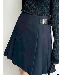 LILY BROWN | サイドベルトプリーツスカショーパン(その他パンツ)