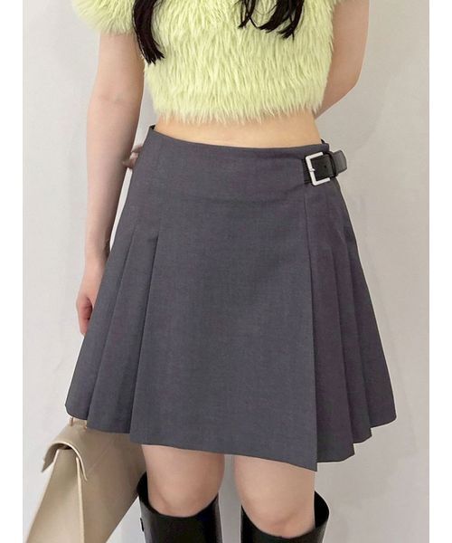 セール】サイドベルトプリーツスカショーパン（その他パンツ）｜LILY