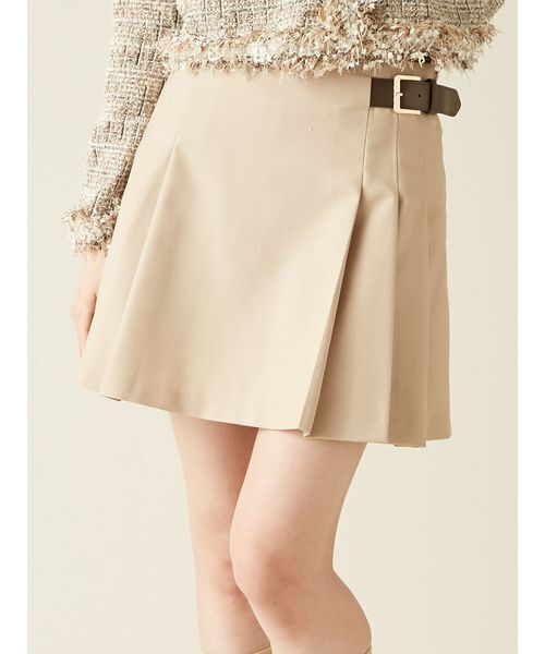 セール】サイドベルトプリーツスカショーパン（その他パンツ）｜LILY