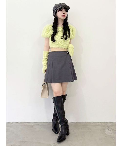 サイドベルトプリーツスカショーパン（その他パンツ）｜LILY BROWN