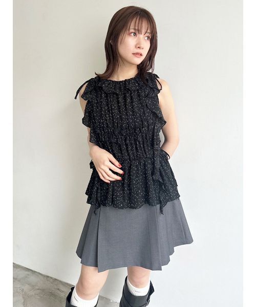 セール】サイドベルトプリーツスカショーパン（その他パンツ）｜LILY