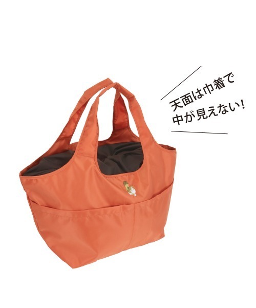 polka polka（ポルカポルカ）の「【 polka polka / ポルカポルカ 】カゴラクエコバッグ　SDI（トートバッグ・レディース・グリーン/グレー/ブルー/オレンジ/ブラック・FREE）」の12枚目の写真