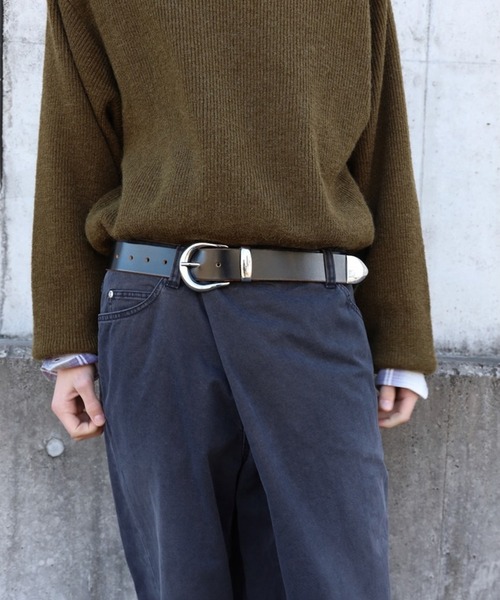 Jieda（ジエダ）の「WIDE WESTERN BELT（ベルト・メンズ・ブラック・FREE）」の2枚目の写真