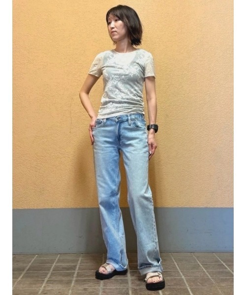 GAP(ギャップ)の「ローライズ '90s ルーズフィット デニム(デニムパンツ・レディース・ライトインディゴブルー・30/28/25/24/29/26/27/23)」の9枚目の写真