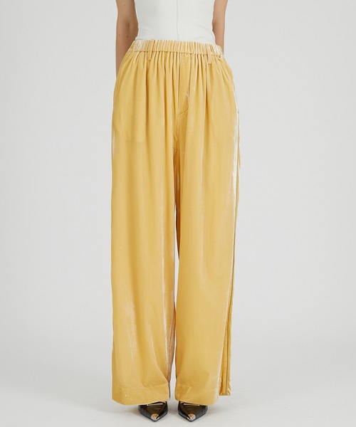 PRANK PROJECT(プランクプロジェクト)の「ベロアラインイージーパンツ / Velour Line Easy Pants(その他パンツ・レディース・ブラック/ピンク/イエロー・36/38)」の18枚目の写真