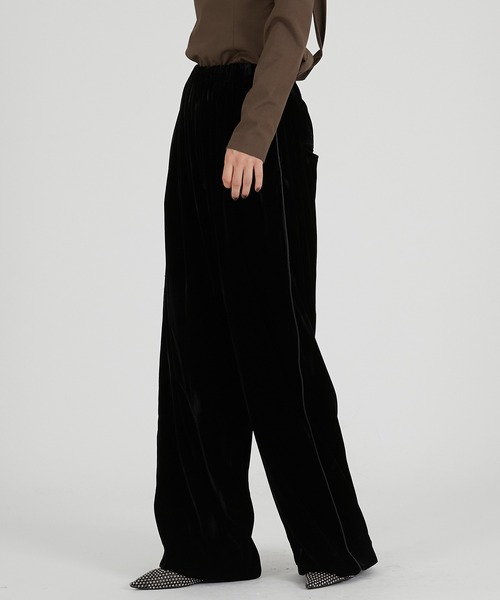 PRANK PROJECT(プランクプロジェクト)の「ベロアラインイージーパンツ / Velour Line Easy Pants(その他パンツ・レディース・ブラック/ピンク/イエロー・36/38)」の12枚目の写真