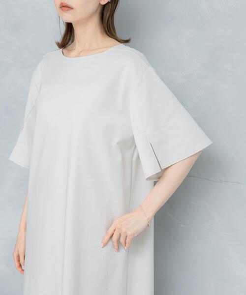 URBAN RESEARCH ROSSO WOMEN(アーバンリサーチ ロッソ)の「クールタッチハイゲージカットワンピース(ワンピース・レディース・ブラック/ベージュ系その他・FREE)」の10枚目の写真