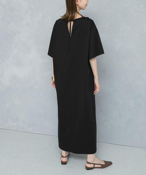 URBAN RESEARCH ROSSO WOMEN(アーバンリサーチ ロッソ)の「クールタッチハイゲージカットワンピース(ワンピース・レディース・ブラック/ベージュ系その他・FREE)」の14枚目の写真