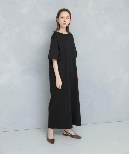 URBAN RESEARCH ROSSO WOMEN(アーバンリサーチ ロッソ)の「クールタッチハイゲージカットワンピース(ワンピース・レディース・ブラック/ベージュ系その他・FREE)」の16枚目の写真