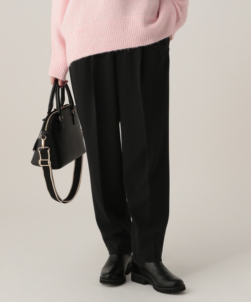 Elura(エルーラ)の「サマ見えリラクシーゆるテーパードパンツ / 578319(スラックス・レディース・ブラック/ダークブラウン/チャコールグレー・LARGE/MEDIUM)」の1枚目の写真