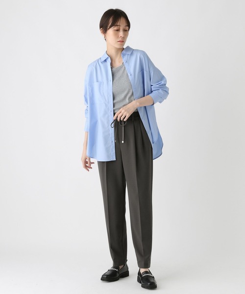 Elura(エルーラ)の「サマ見えリラクシーゆるテーパードパンツ / 578319(スラックス・レディース・ブラック/ダークブラウン/チャコールグレー・LARGE/MEDIUM)」の8枚目の写真