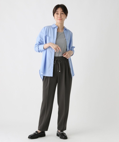 Elura(エルーラ)の「サマ見えリラクシーゆるテーパードパンツ / 578319(スラックス・レディース・ブラック/ダークブラウン/チャコールグレー・LARGE/MEDIUM)」の9枚目の写真