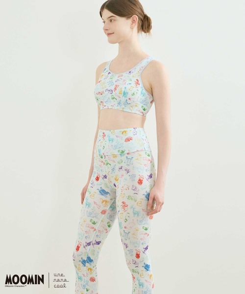 ムーミンコラボ】MOOMIN × une nana cool ハラマキ付きレギンス