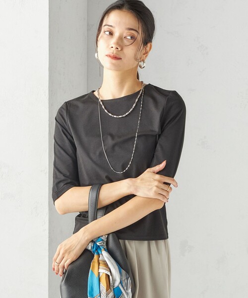 【シップス　ウィメン】ソロナ 5分袖 TEE ソロナ 5分袖 TEE（Tシャツ/カットソー）｜SHIPS（シップス）の