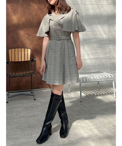 dazzlin（ダズリン）の「ロングフィットブーツ（ブーツ・レディース・ブラック/ブラウン・MEDIUM/LARGE）」の6枚目の写真