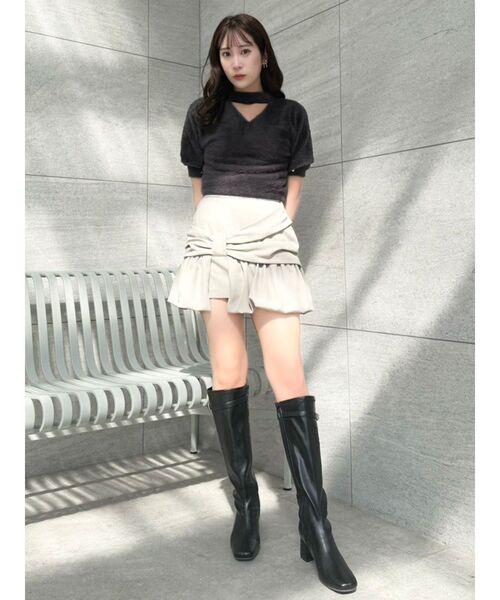 dazzlin（ダズリン）の「ロングフィットブーツ（ブーツ・レディース・ブラック/ブラウン・MEDIUM/LARGE）」の12枚目の写真