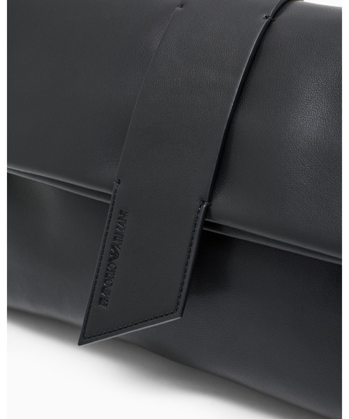 EMPORIO ARMANI（エンポリオアルマーニ）の「【エンポリオ アルマーニ】Polygon カプセルコレクション クラッチバッグ レザー（クラッチバッグ・レディース・ブラック・FREE）」の8枚目の写真