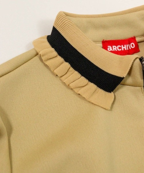 archivio(アルチビオ)の「<LADIES>リブフリル襟ジップワンピース(ワンピース・レディース・ブラック/ブラウン/ベージュ・S/M/L)」の19枚目の写真