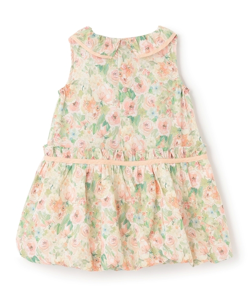 sense of wonder（センスオブワンダー）の「ローズガーデンワンピース（ワンピース・キッズ・サーモンピンク/ピンク・90cm/80ｃｍ/120cm/100cm/110cm）」の3枚目の写真