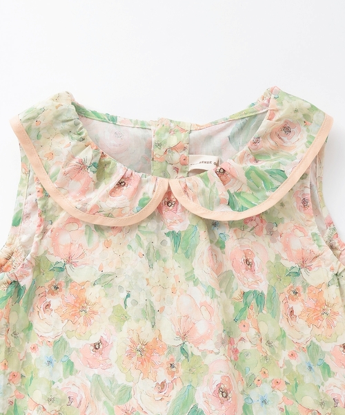 sense of wonder（センスオブワンダー）の「ローズガーデンワンピース（ワンピース・キッズ・サーモンピンク/ピンク・90cm/80ｃｍ/120cm/100cm/110cm）」の4枚目の写真