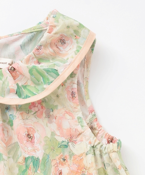 sense of wonder（センスオブワンダー）の「ローズガーデンワンピース（ワンピース・キッズ・サーモンピンク/ピンク・90cm/80ｃｍ/120cm/100cm/110cm）」の5枚目の写真