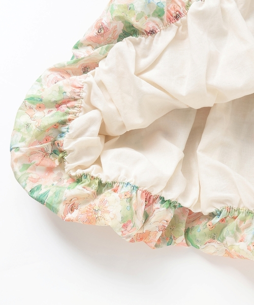 sense of wonder（センスオブワンダー）の「ローズガーデンワンピース（ワンピース・キッズ・サーモンピンク/ピンク・90cm/80ｃｍ/120cm/100cm/110cm）」の7枚目の写真